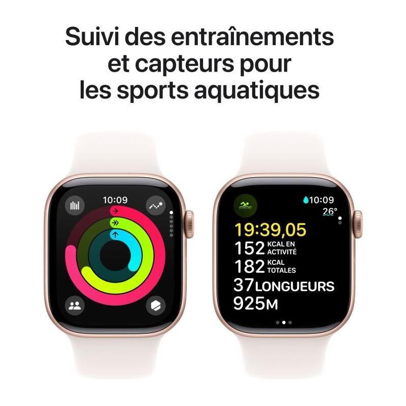 Montre Apple Watch Series 10 GPS + Cellular - 42mm - Rose Gold Aluminium