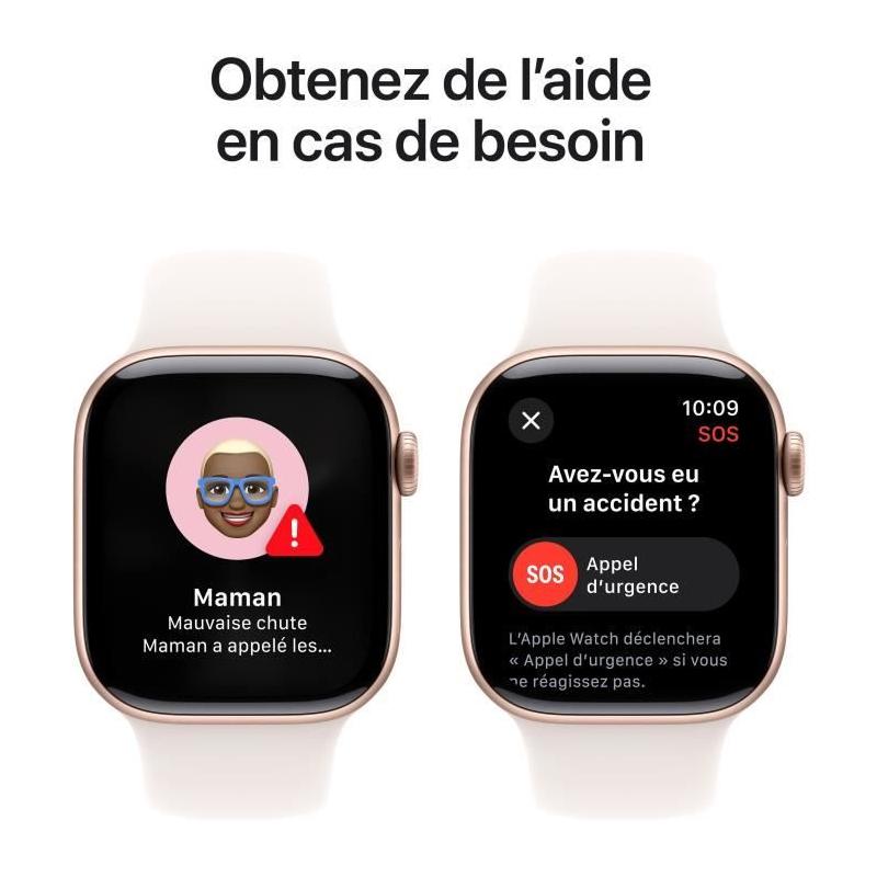 Montre Apple Watch Series 10 GPS + Cellular - 42mm - Rose Gold Aluminium
