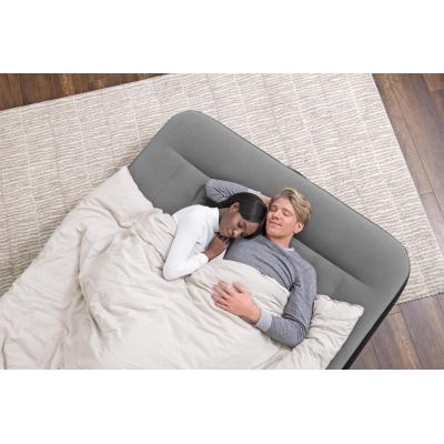 Bestway Matelas gonflable Tritech 2 places avec pompe électrique intégrée 2,03 m x 1,52 m x 36 cm