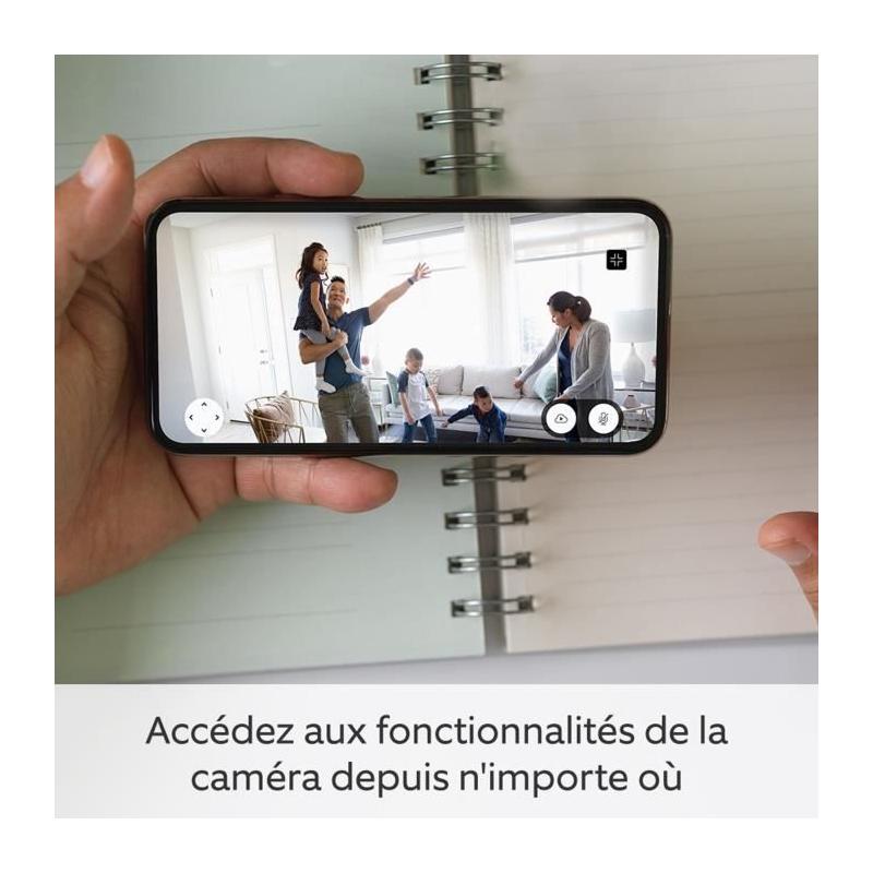 Caméra mini Pan-Tilt - BLINK HOME SECURITY - Blanc | Surveillez en toute discrétion