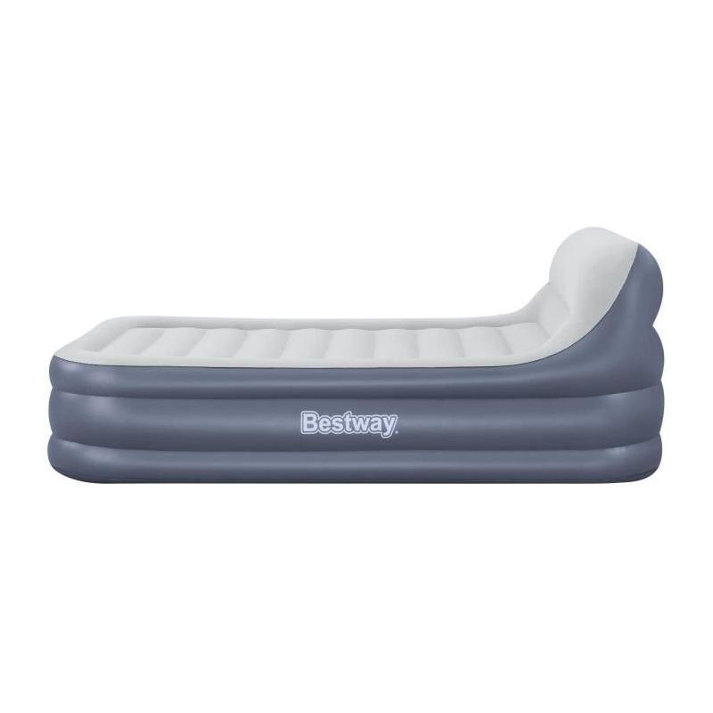 Matelas Gonflable Bestway 67923 - 2 Places, Tête de Lit, Pompe Intégrée