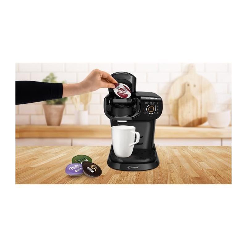 Machine à café Tassimo BOSCH TAS6502 Noir - Espresso compact
