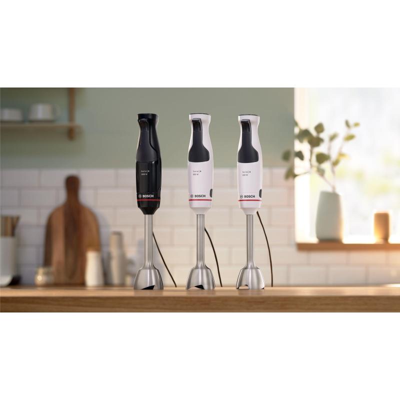 Bosch Serie 4 MSM4W210 blender 0,6 L Mélangeur par immersion 600 W Noir, Blanc