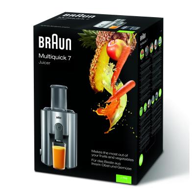 Braun Multiquick 7 juicer J 700 Centrifugeuse 1000 W Acier inoxydable