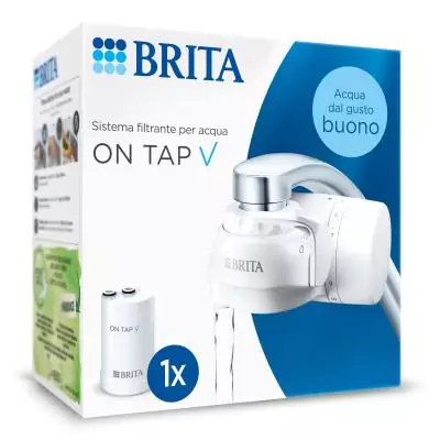 Brita ON TAP V CU CE Filtre à eau pour robinet Blanc