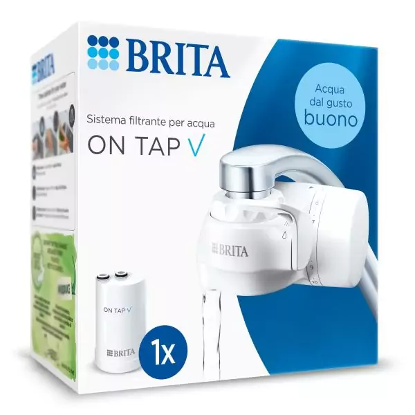 Brita ON TAP V CU CE Filtre à eau pour robinet Blanc