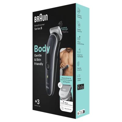 Braun BodyGroomer BG5340 Noir, Argent