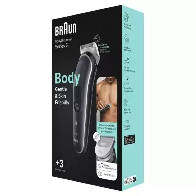 Braun BodyGroomer BG5340 Noir, Argent