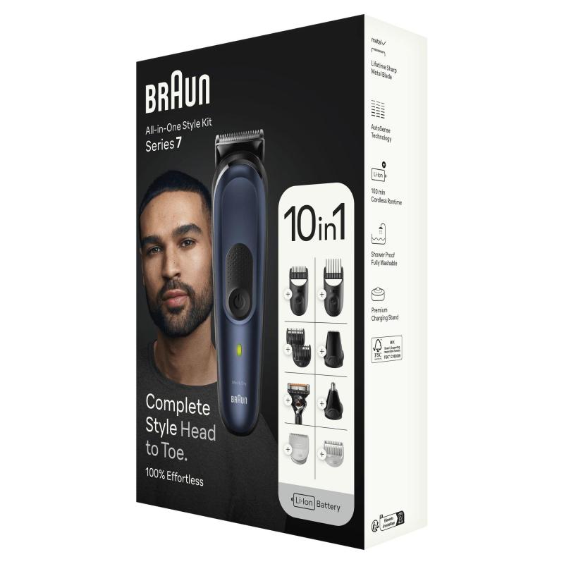 Braun MGK7421 Noir, Bleu