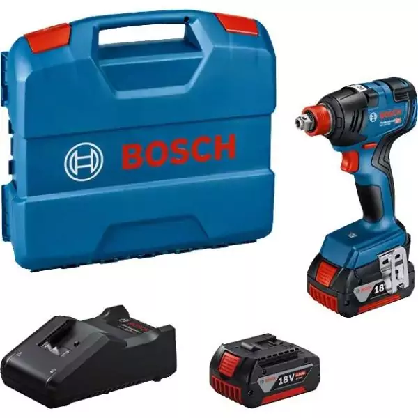 Visseuse a chocs Bosch Professional GDX 18V-200 2x4,0Ah L-C - 200 Nm -4000 cps/min - 06019J2206