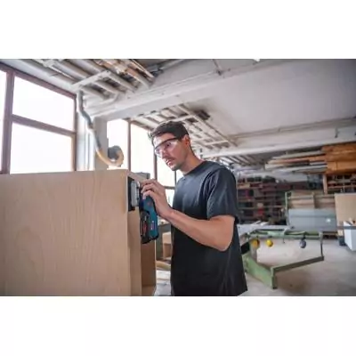 Bosch GSS 18V-13 PROFESSIONAL Ponceuse orbitale aléatoire 1000 tr min 2000 OPM Noir, Bleu, Rouge