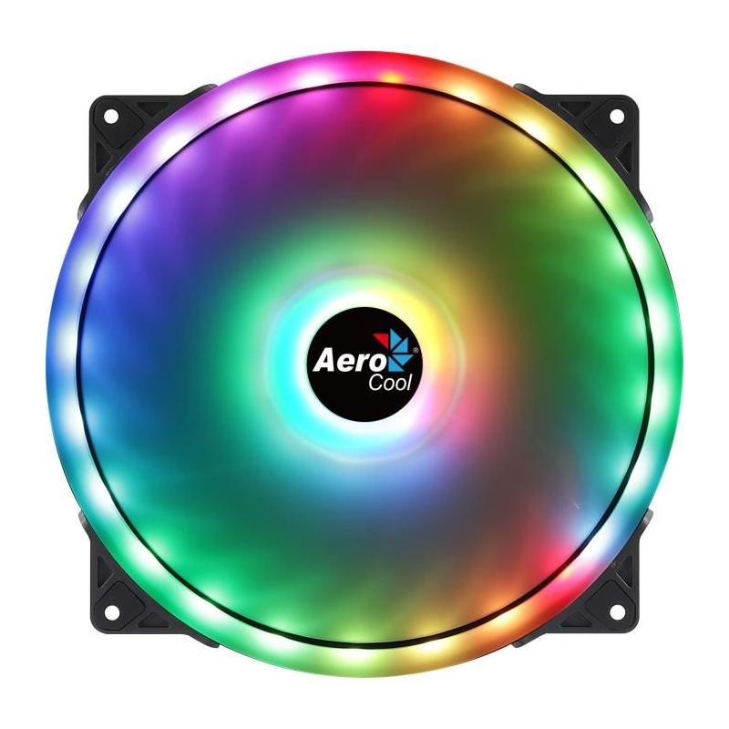 Ventilateur AEROCOOL Duo 20 ARGB - 200mm - Silencieux - RGB