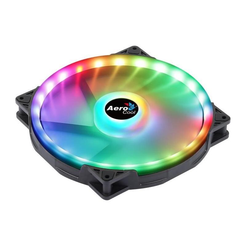Ventilateur AEROCOOL Duo 20 ARGB - 200mm - Silencieux - RGB