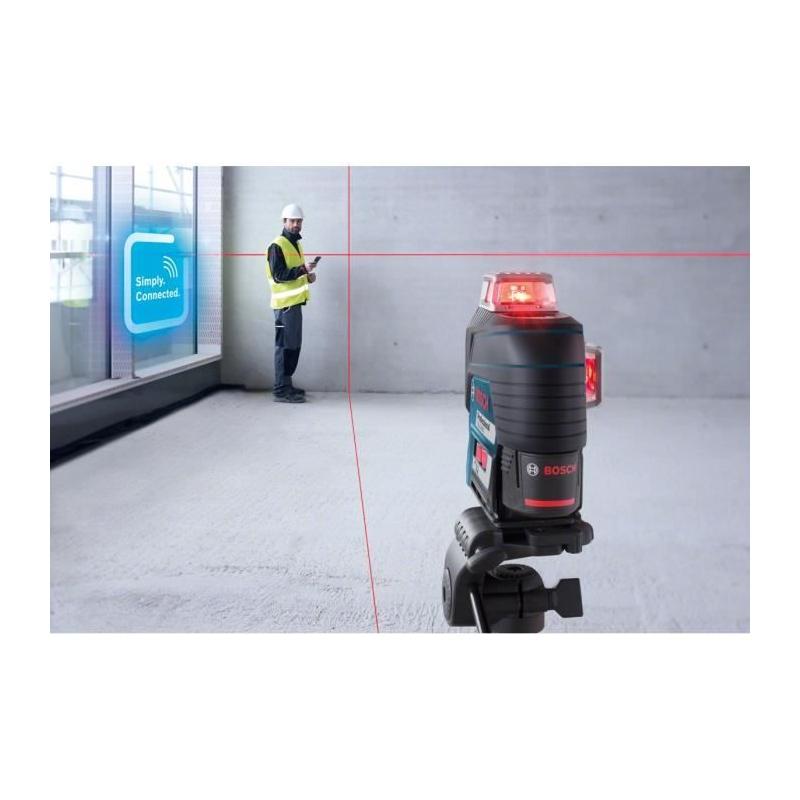 Ensemble laser ligne Bosch 360° + trépied - Précision professionnelle