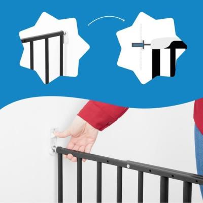 Barrière de sécurité enfant Safe&Protect XL - Extensible 60-106.5 cm