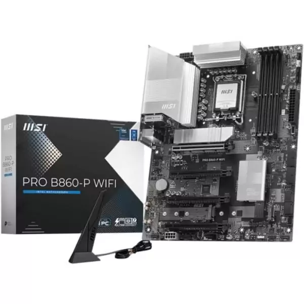 Carte mere - MSI - PRO B860-P WIFI - LGA 1851 - DDR5-SDRAM - Wi-Fi 7 - ATX
