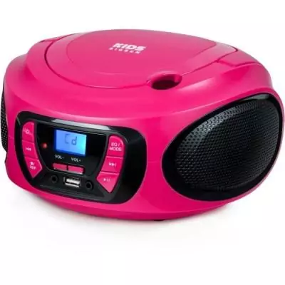 Radio CD portable rose avec USB et Bluetooth - BIGBEN INTERACTIVE