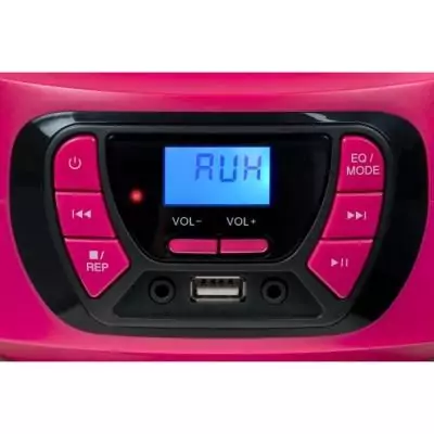 Radio CD portable rose avec USB et Bluetooth - BIGBEN INTERACTIVE
