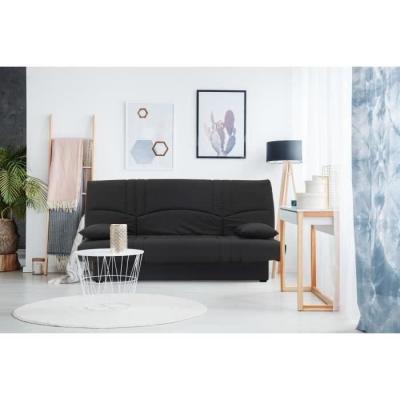 Banquette clic clac 3 places noir - Style contemporain - DREAM