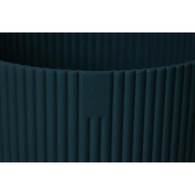 Pot De Fleurs Rond VIBES Bleu Foncé - Ø22 - Plastique de Qualité
