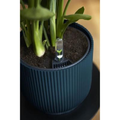 Pot De Fleurs Rond VIBES Bleu Foncé - Ø22 - Plastique de Qualité