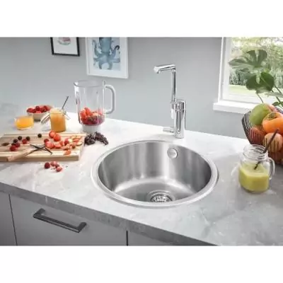Evier de cuisine en acier inoxydable GROHE K200 - Compact et élégant