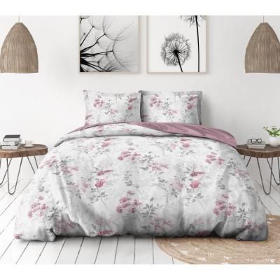 Parure de couette HOME LINGE PASSION POMPADOUR - 100% Coton 57 Fils