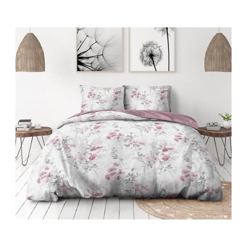 Parure de couette HOME LINGE PASSION POMPADOUR - 100% Coton 57 Fils