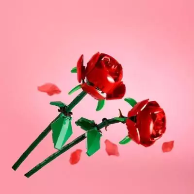 LEGO 40460 Creator Les Roses - Set de Fleurs Artificielles Déco, 8+ ans