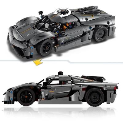Assemblez la LEGO Technic 42173 Hypercar Koenigsegg Jesko Absolut Grise en un clin d'œil!