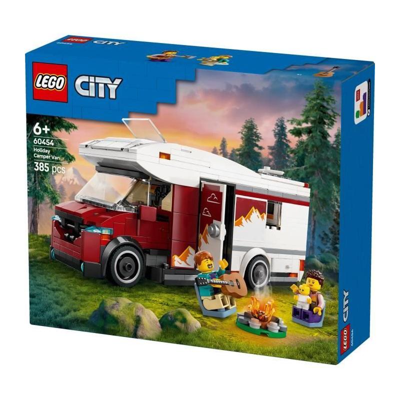 LEGO City 60454 Le camping-car d'aventures - Jeu de construction excitant