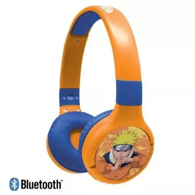 Casque 2 en 1 Bluetooth et Filaire Naruto avec Limitation Sonore