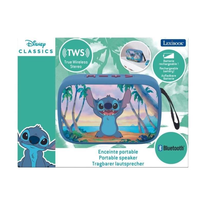 Enceinte Bluetooth portable Stitch en tissu - Compact et stylé