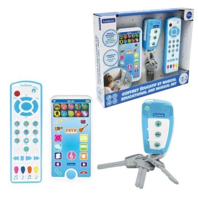 Porte-clés éducatif portable avec télécommande - Jeu pour console éducative