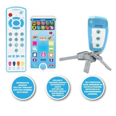 Porte-clés éducatif portable avec télécommande - Jeu pour console éducative