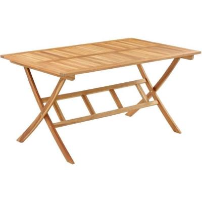 Ensemble repas de jardin en bois d'eucalyptus FSC - BANGGI - 4 personnes Livraison: 154 x 93 x 55 cm