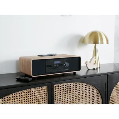 Micro-chaîne Bluetooth Thomson - Bois/Noir, 60W, Radio FM/DAB+/CD/MP3/USB