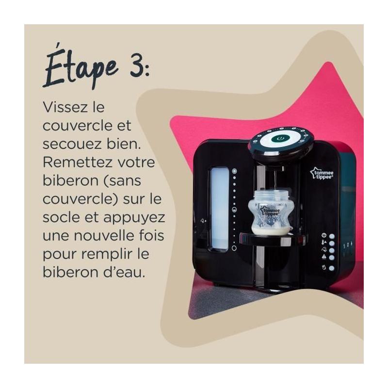 Préparateur Chauffe Biberons Perfect Prep TOMMEE TIPPEE - Noir