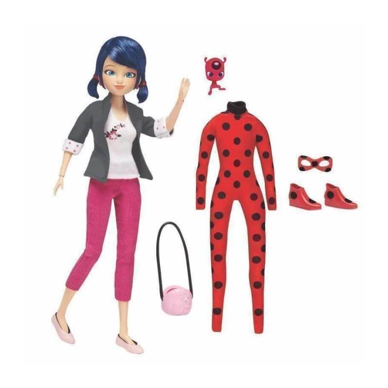 Bandai - Miraculous Ladybug - Poupée mannequin 26 cm et 2 tenues