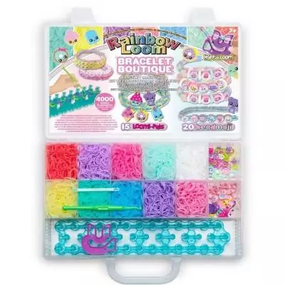 Ensemble fab. auto. bracelets élastiques - BANDAI - Rainbow Loom Boutique