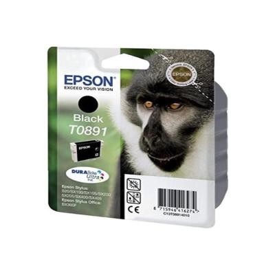 Cartouche d'encre EPSON T0891 Noir - Singe (C13T08914011) 