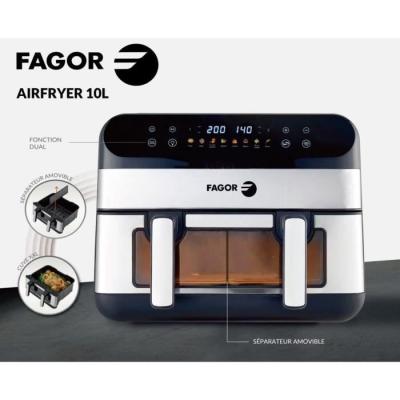 Friteuse sans huile FAGOR Airfryer FGF10 - 10L - 2400W - Écran tactile