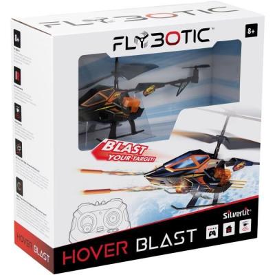 Hélicoptère Télécommandé Flybotic Helico Hover Blast - Orange et Noir