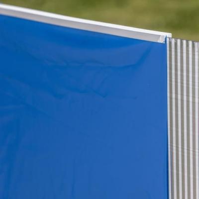 Kit Piscine Hors Sol Acier Grise Anthracite Ø480x132 avec Filtre à Sable