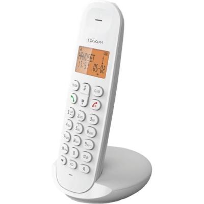Téléphone fixe sans fil LOGICOM DECT ILOA 150 SOLO - Blanc - Compact et pratique