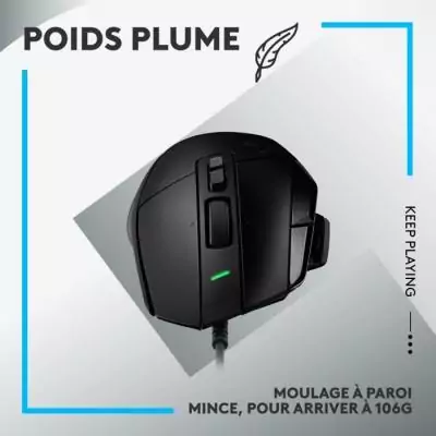 Souris gamer filaire Logitech G502 X - Performances Noires Souris gamer filaire Logitech G502 X - Performances Noires