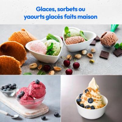 Machine à glace compacte avec compresseur - 1L