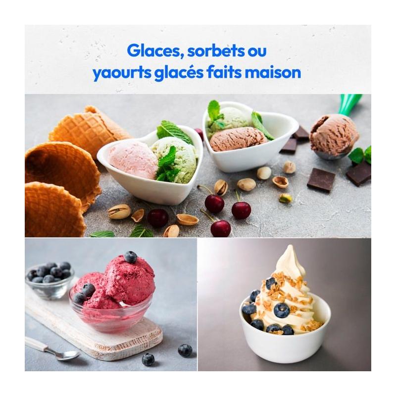 Machine à glace compacte avec compresseur - 1L