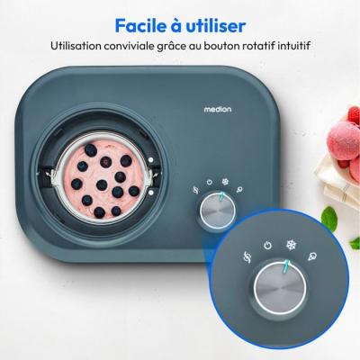 Machine à glace compacte avec compresseur - 1L