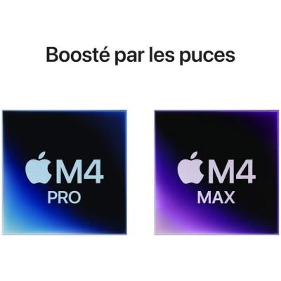 Apple MacBook Pro M4 Pro 14'' - RAM 24Go - Stockage 512Go SSD - CPU 12 coeurs - GPU 16 coeurs - Noir sidéral